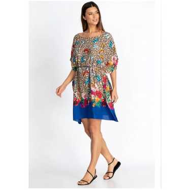 Johnny Was Womens Fleur Braided Tie Kaftan Dress … - image 1