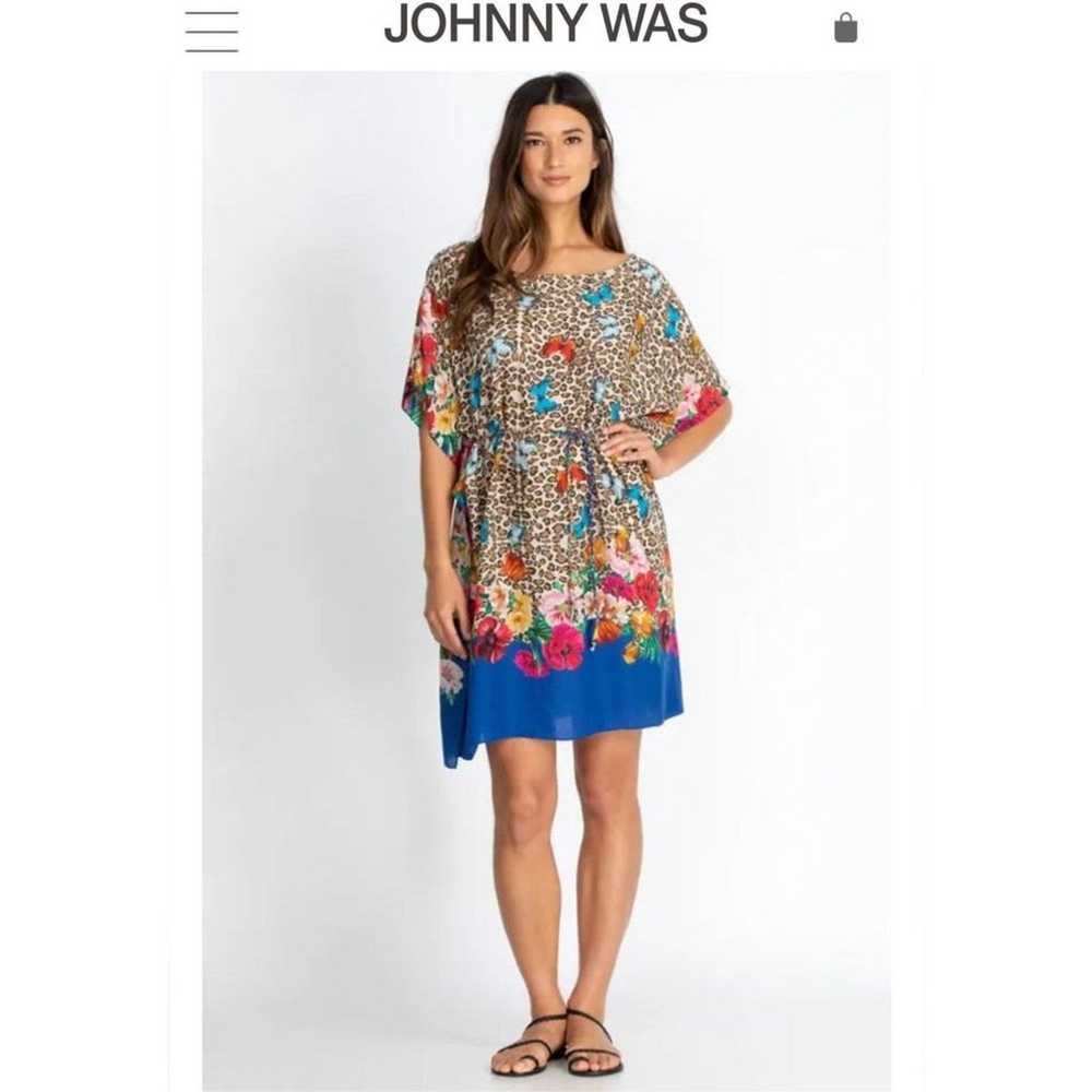 Johnny Was Womens Fleur Braided Tie Kaftan Dress … - image 2