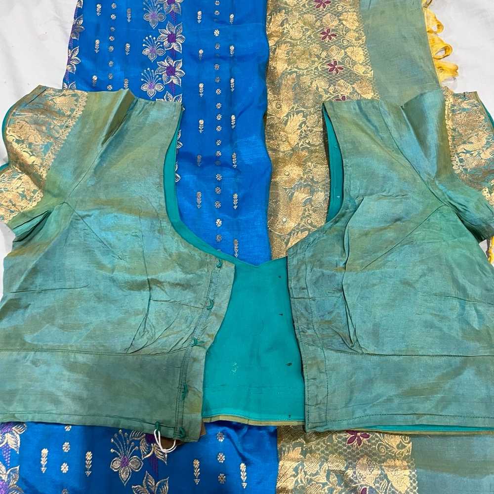 Pattu saree with blouse - image 10