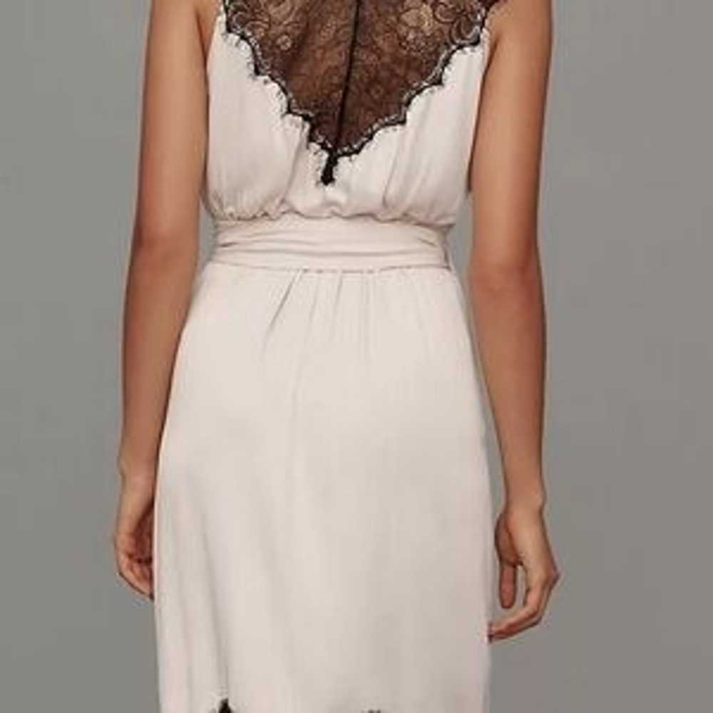 BY ANTHROPOLOGIE Sleeveless V-Neck Lace Wrap Midi… - image 5