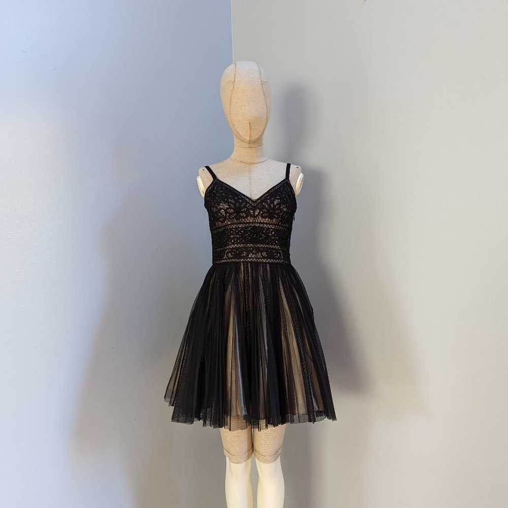 Sue Wong Nocturne Black Cocktail Dress - image 1