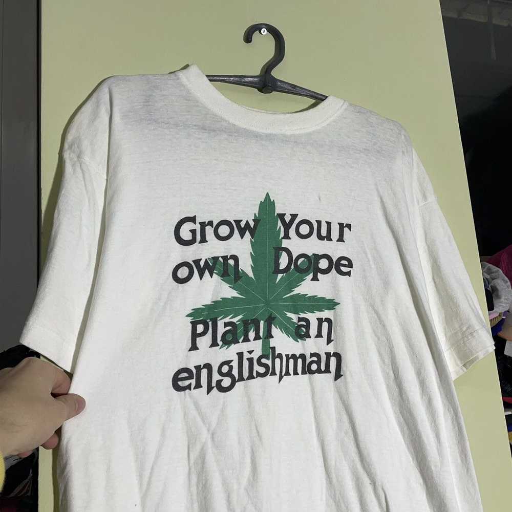 Band Tees × Streetwear × Vintage Vintage 90s Weed… - image 4