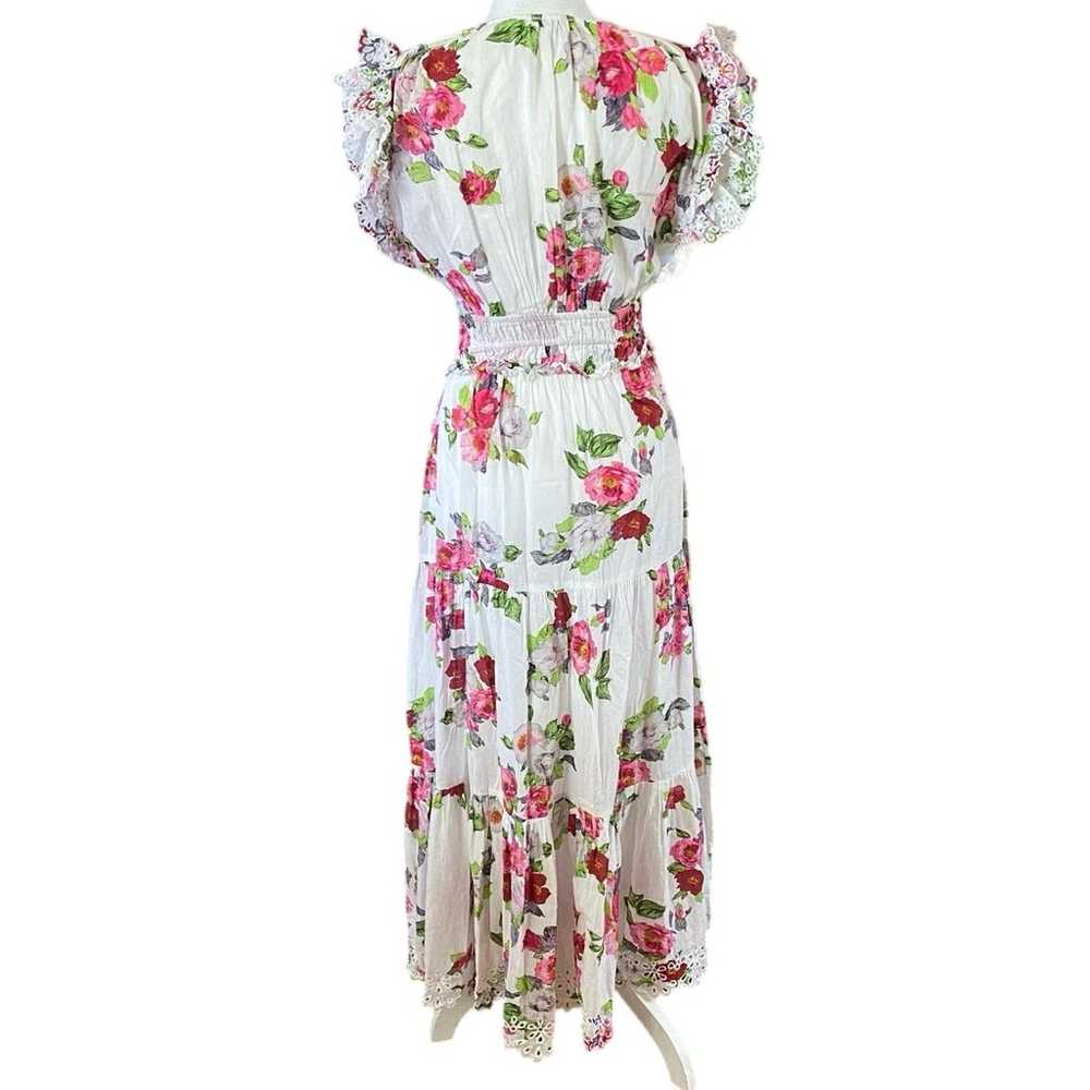 Karina Grimaldi Size L Karla Floral Maxi Dress Ti… - image 2