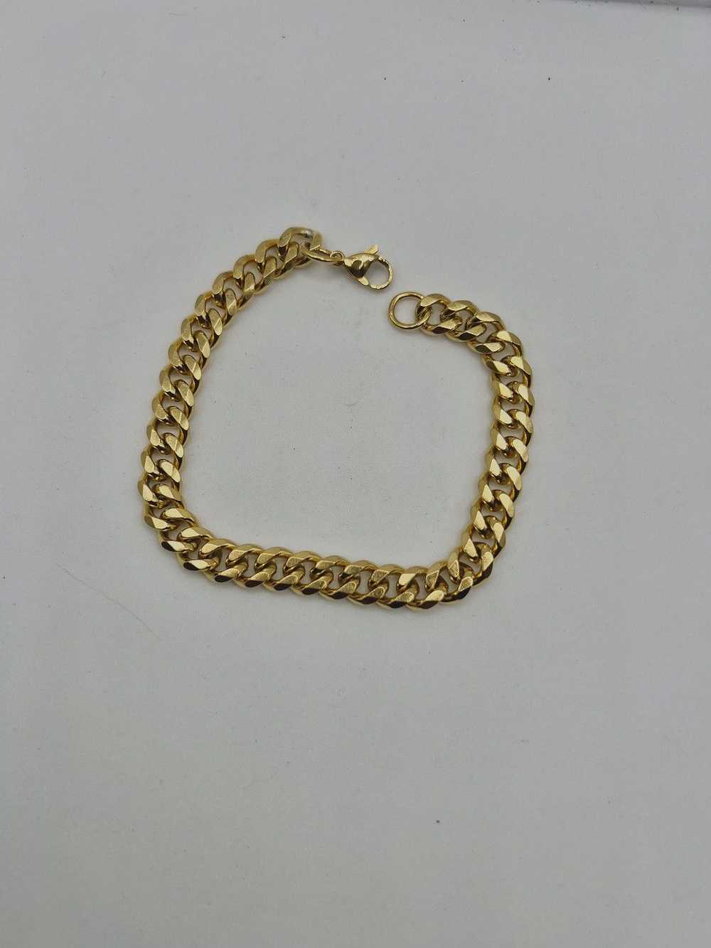 Cuban Link Chain × Jewelry × Streetwear Cuban Gol… - image 1