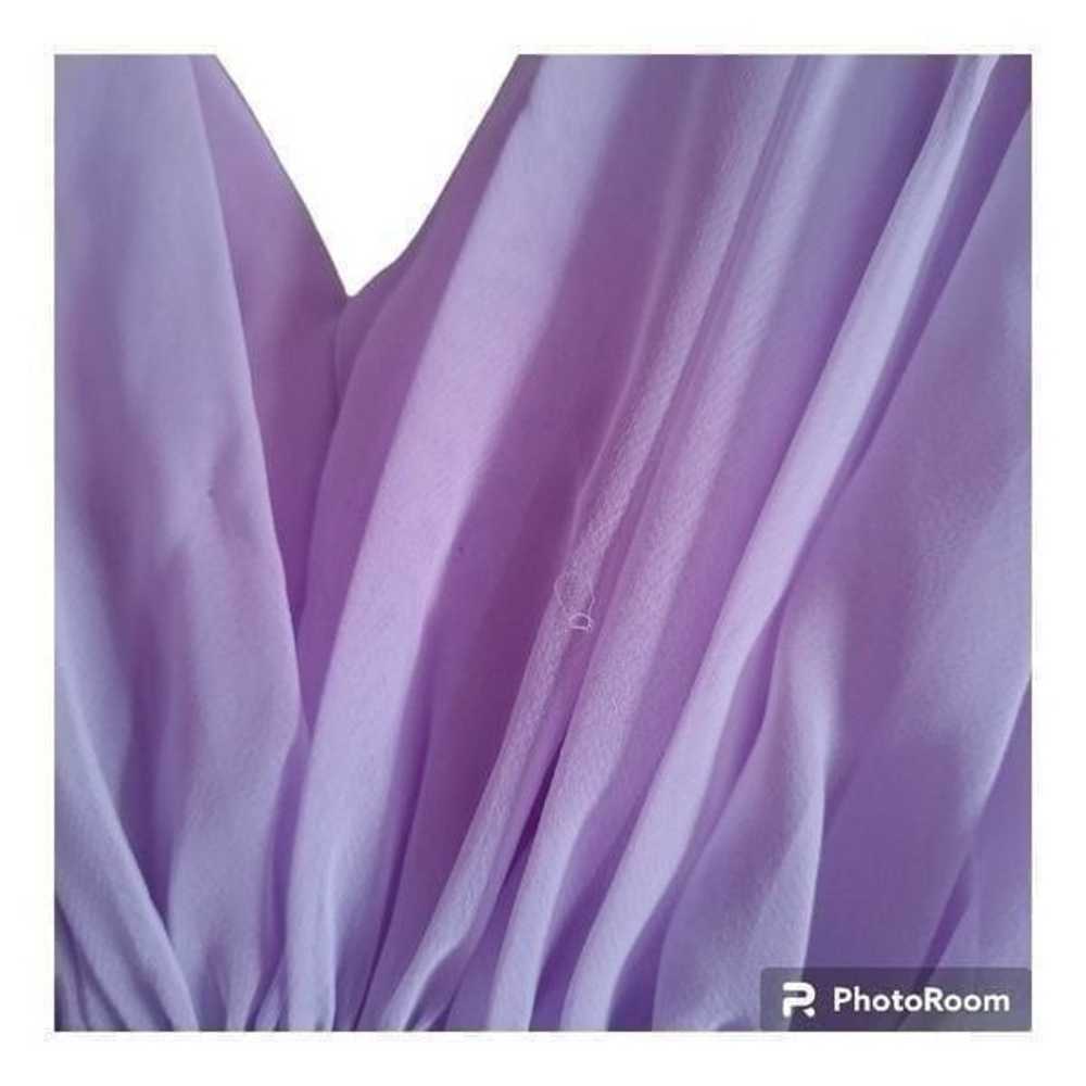 Vintage Union Made Pleated Chiffon Maxi Prom Dress - image 3