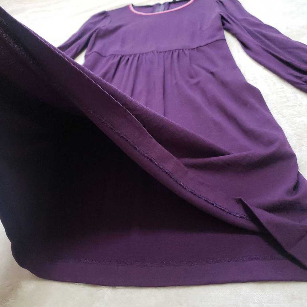 Leonard Long Sleeve Dress Purple Embroidery Missi… - image 3