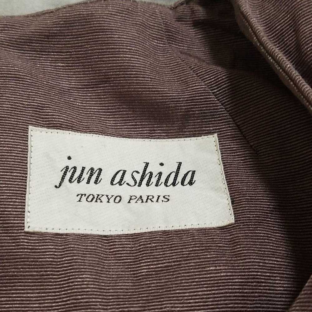 jun ashida 100% silk power shoulder one-piece 9 - image 7