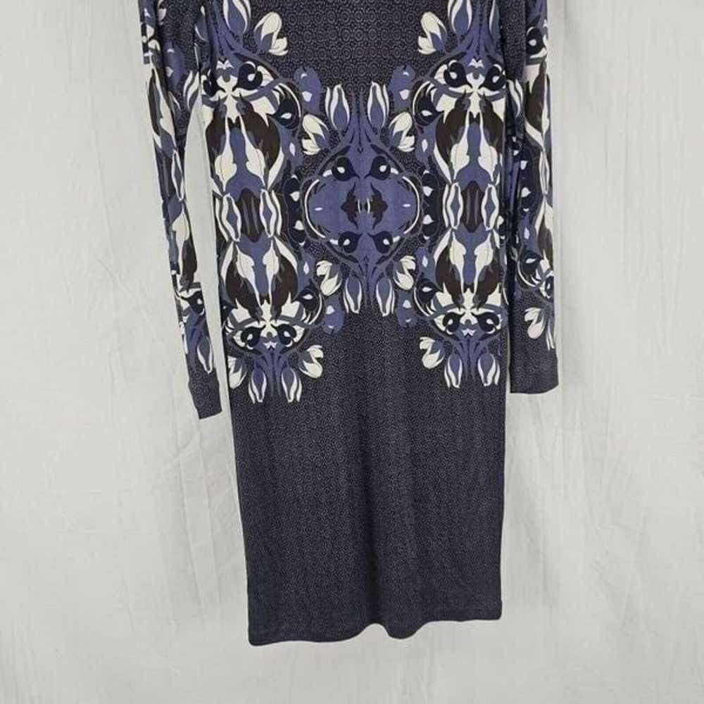 Tory Burch Flavia Blue Multicolored Long Sleeve S… - image 12