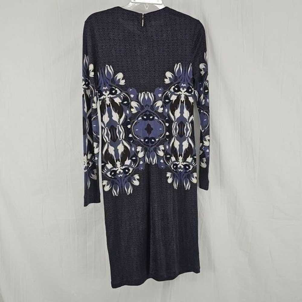 Tory Burch Flavia Blue Multicolored Long Sleeve S… - image 6