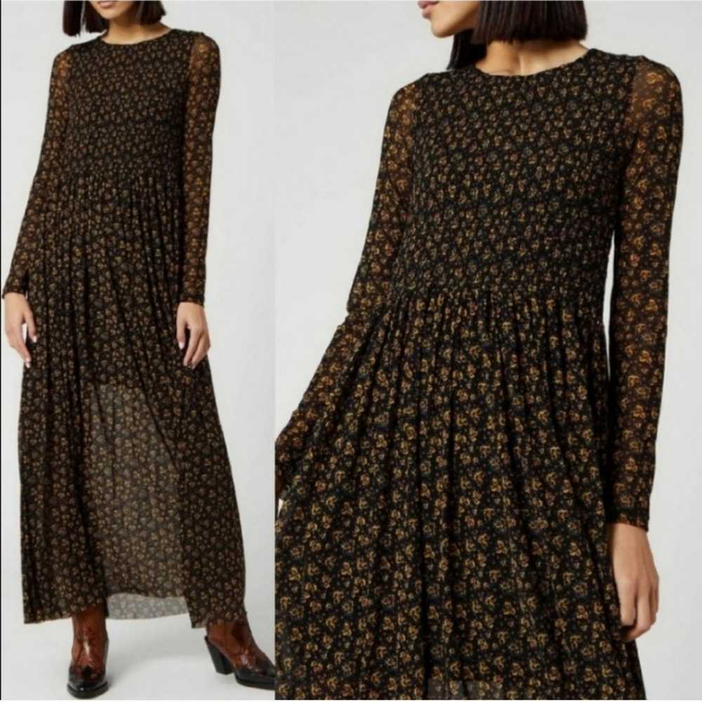 Free People Hello Goodbye Long Sleeve Maxi Dress - image 9