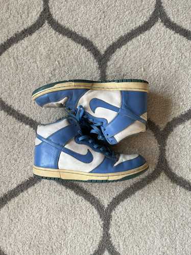 Nike Dunk High Le White | Carolina Blue