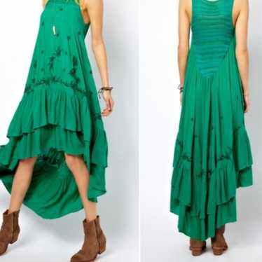 Free People Embroidered High Low Dress