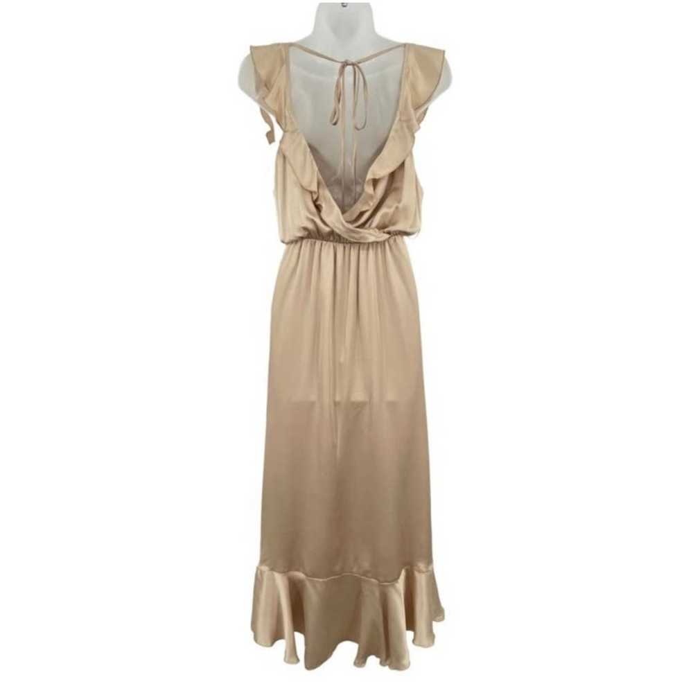 Show Me Your Mumu Samantha Ruffle Wrap Dress Cham… - image 5