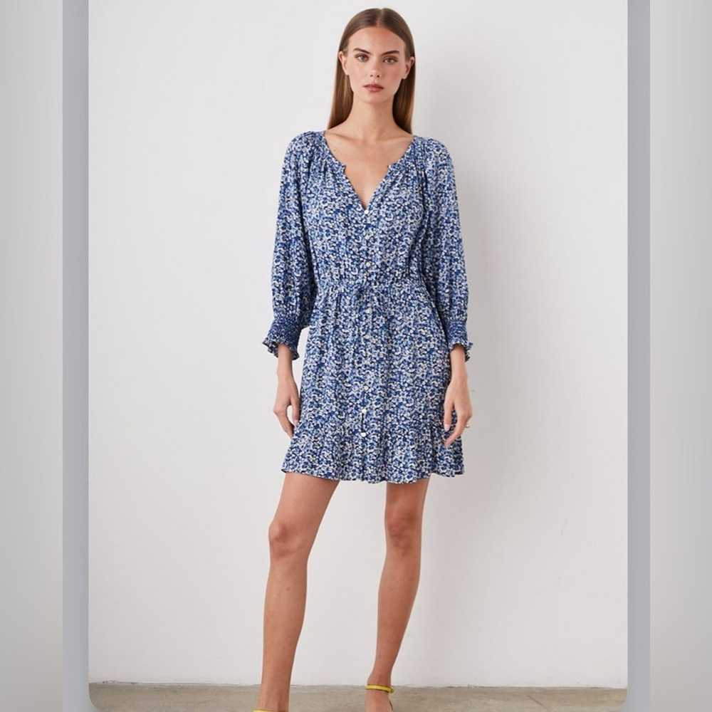 Rails Eliza Dress Blue Floral Medium - image 11