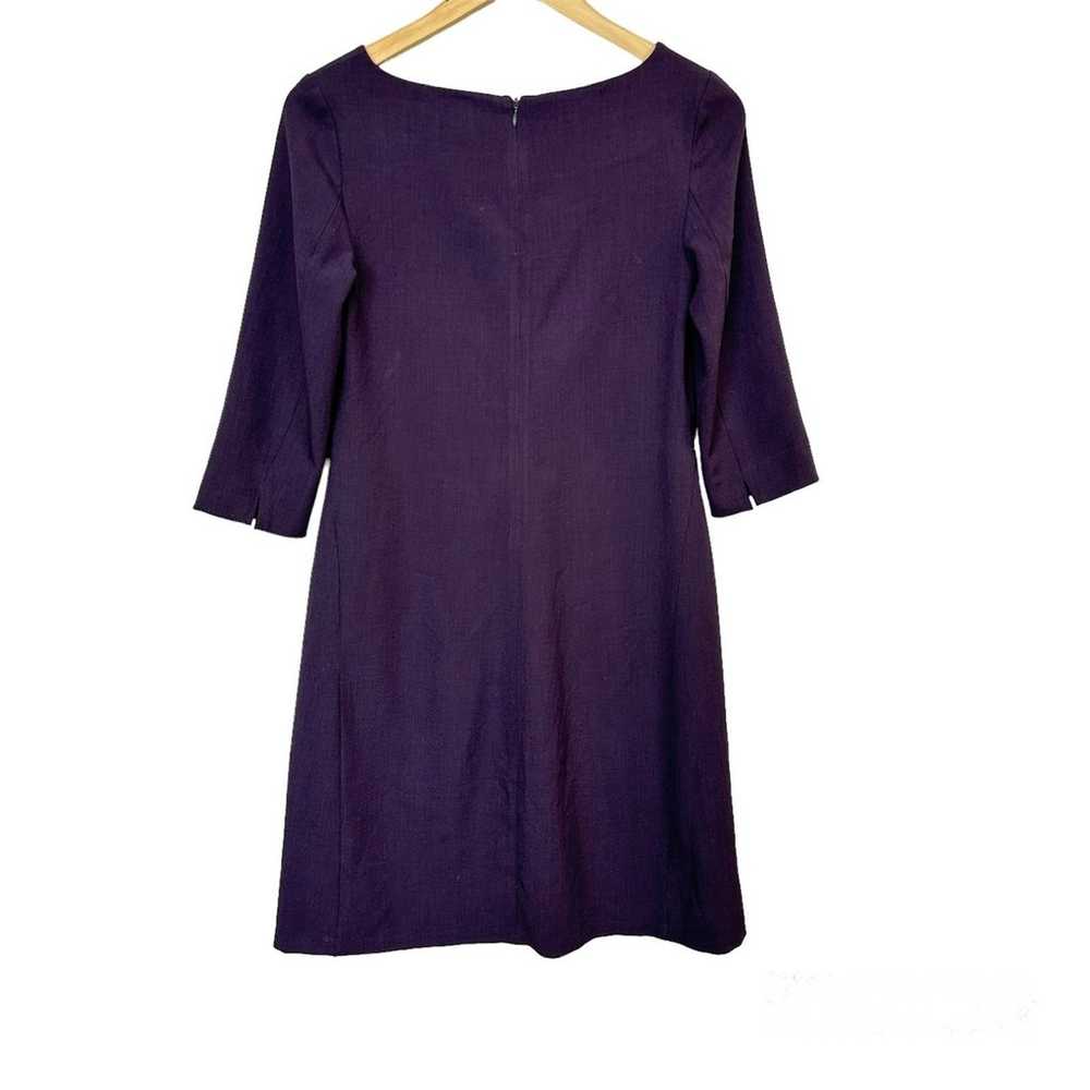 MM. LaFleur The Alexandra 2.0 Purple V Neck Stret… - image 3