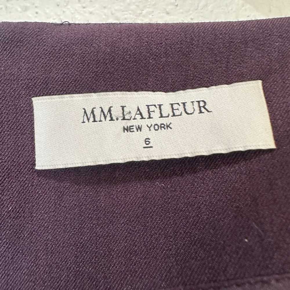 MM. LaFleur The Alexandra 2.0 Purple V Neck Stret… - image 5