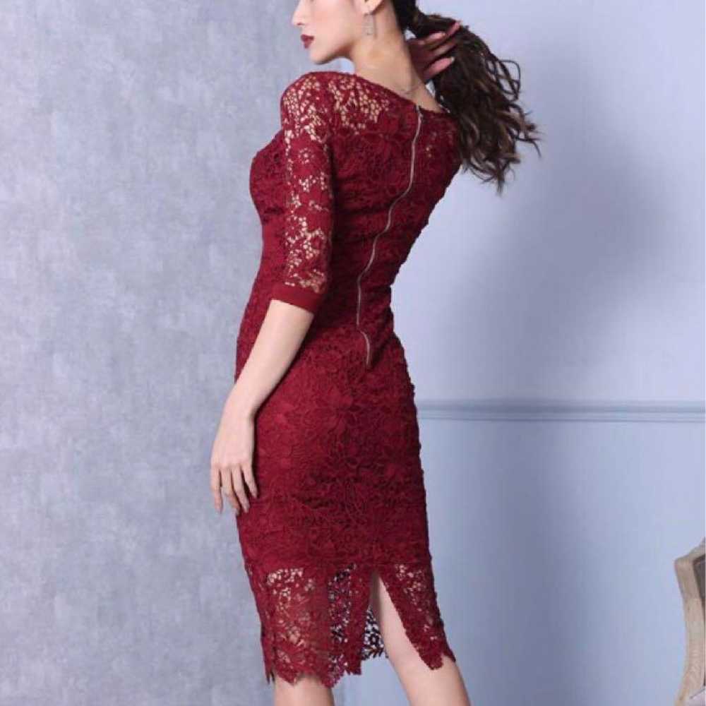 [Beautiful Condition] rinfarre / Lace Tight Dress - image 3