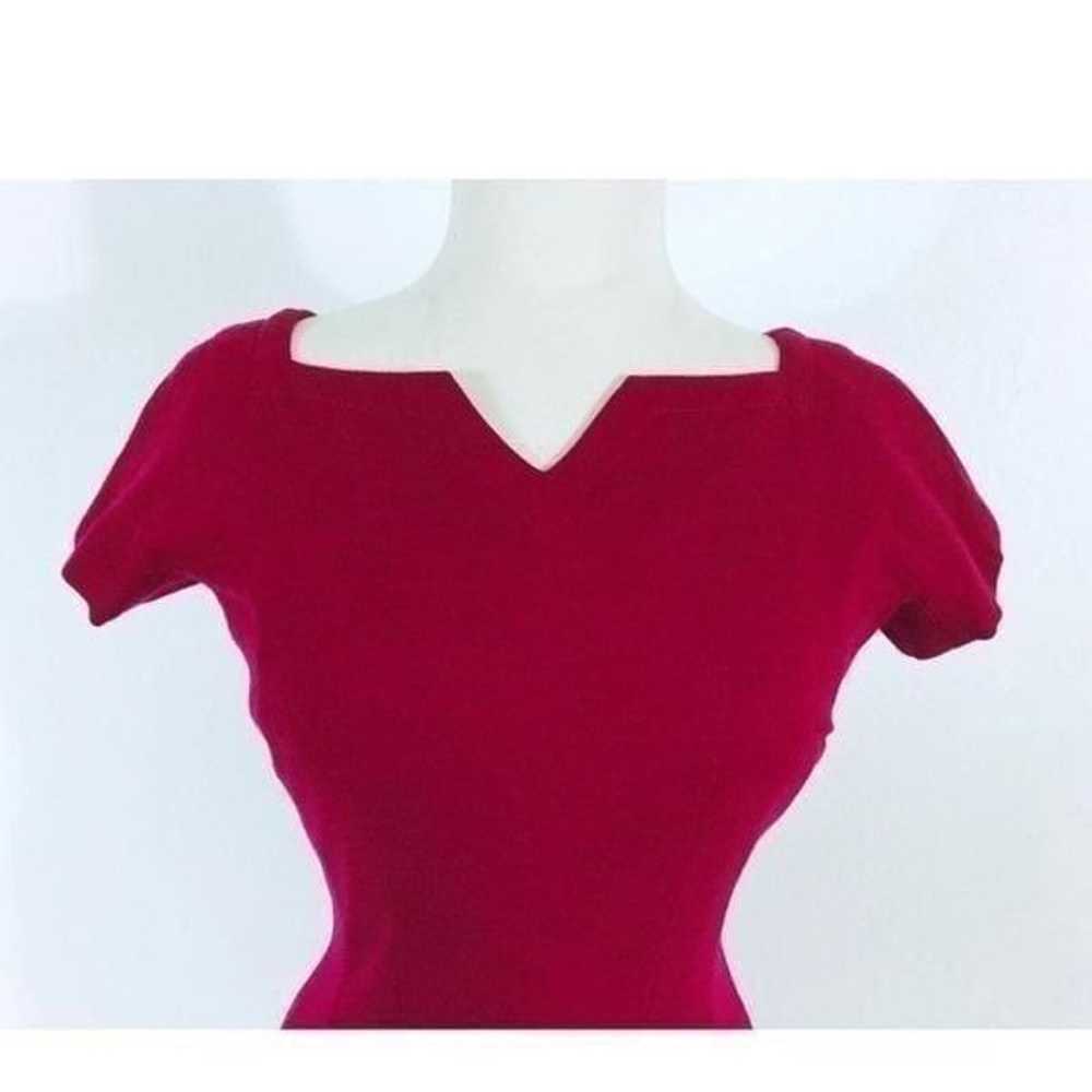 Vintage Suzy Perette NY Wine Dress - image 2