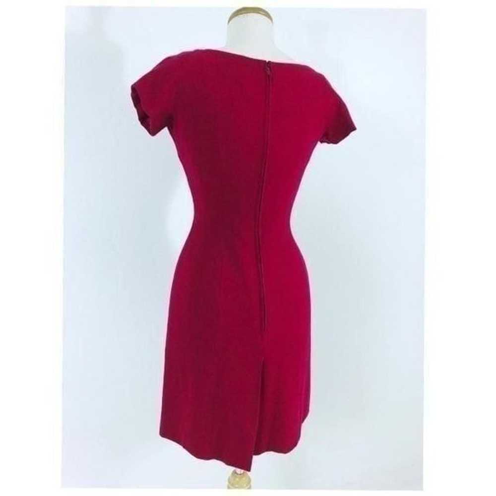 Vintage Suzy Perette NY Wine Dress - image 3