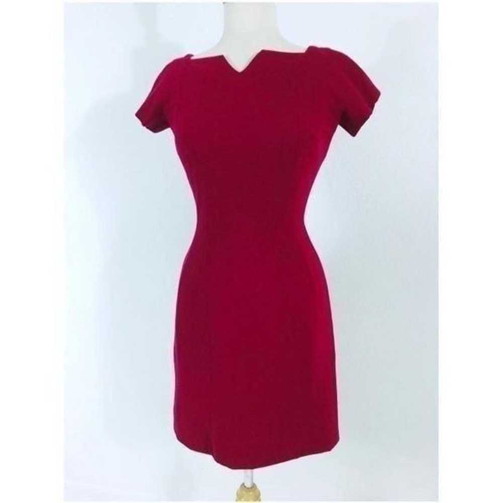 Vintage Suzy Perette NY Wine Dress - image 4