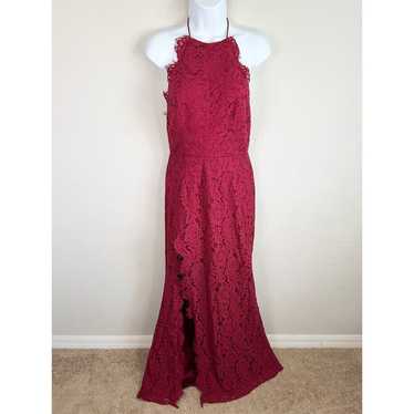 Fame and Partners Dragon Eyes Gown Women's 4 Red L