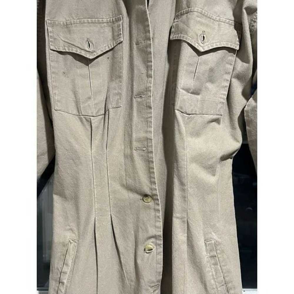 Vintage 1980s Banana Republic Khaki Jumpsuit size… - image 4