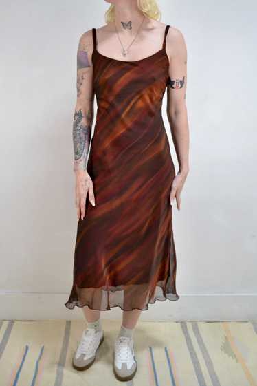 Aughts Rust Slip Dress