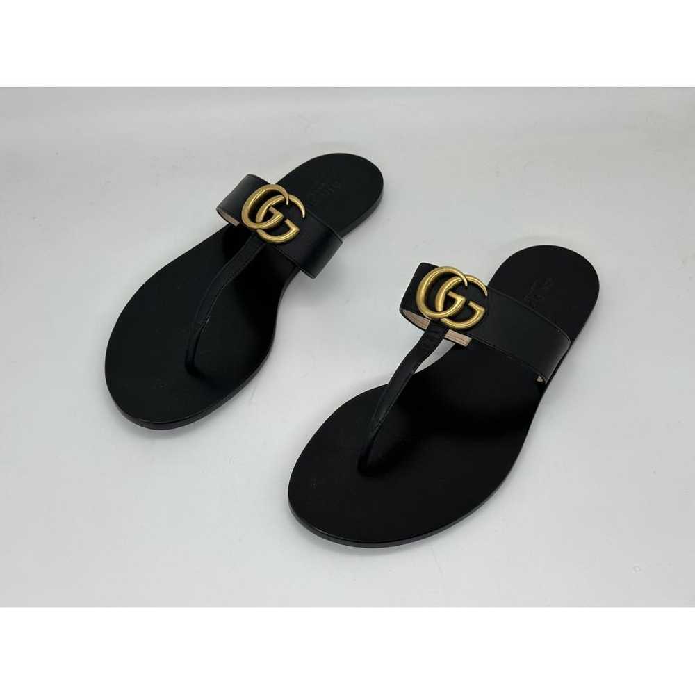 Gucci Double G leather sandal - image 11