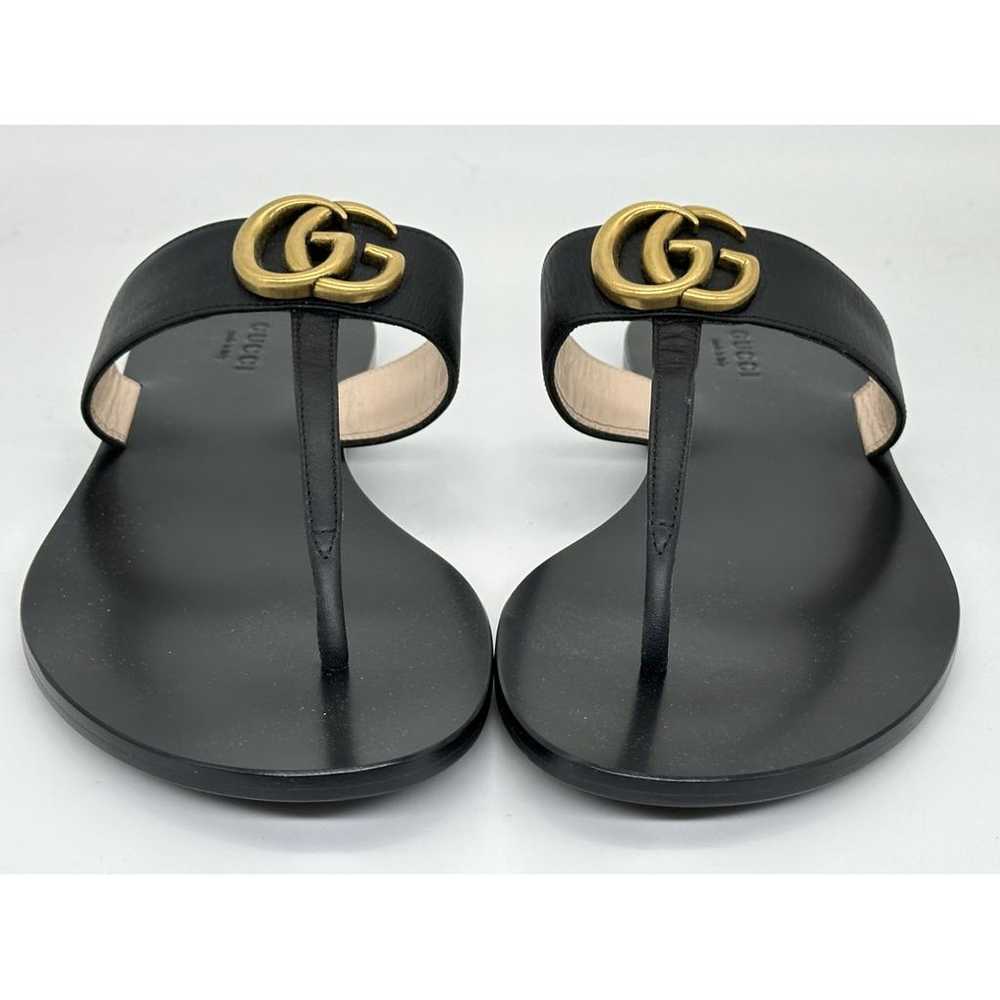 Gucci Double G leather sandal - image 6