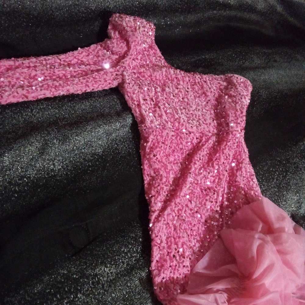 Pink Sequin Dress - image 3