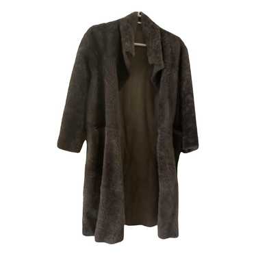 Nour Hammour Shearling coat