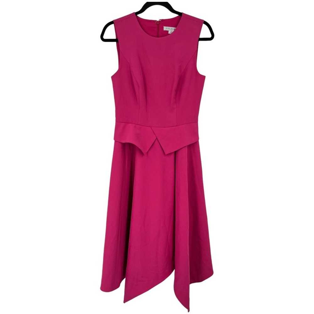 Kay Unger dress Rosemary midi pink size 4 - image 1