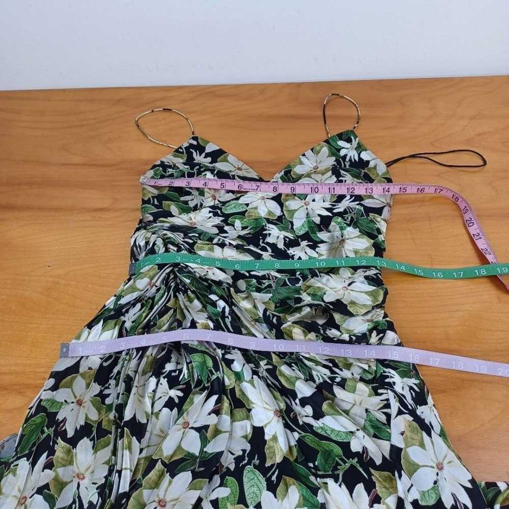 Alice And Olivia Floral Shawna Dress Size 4 Women… - image 12