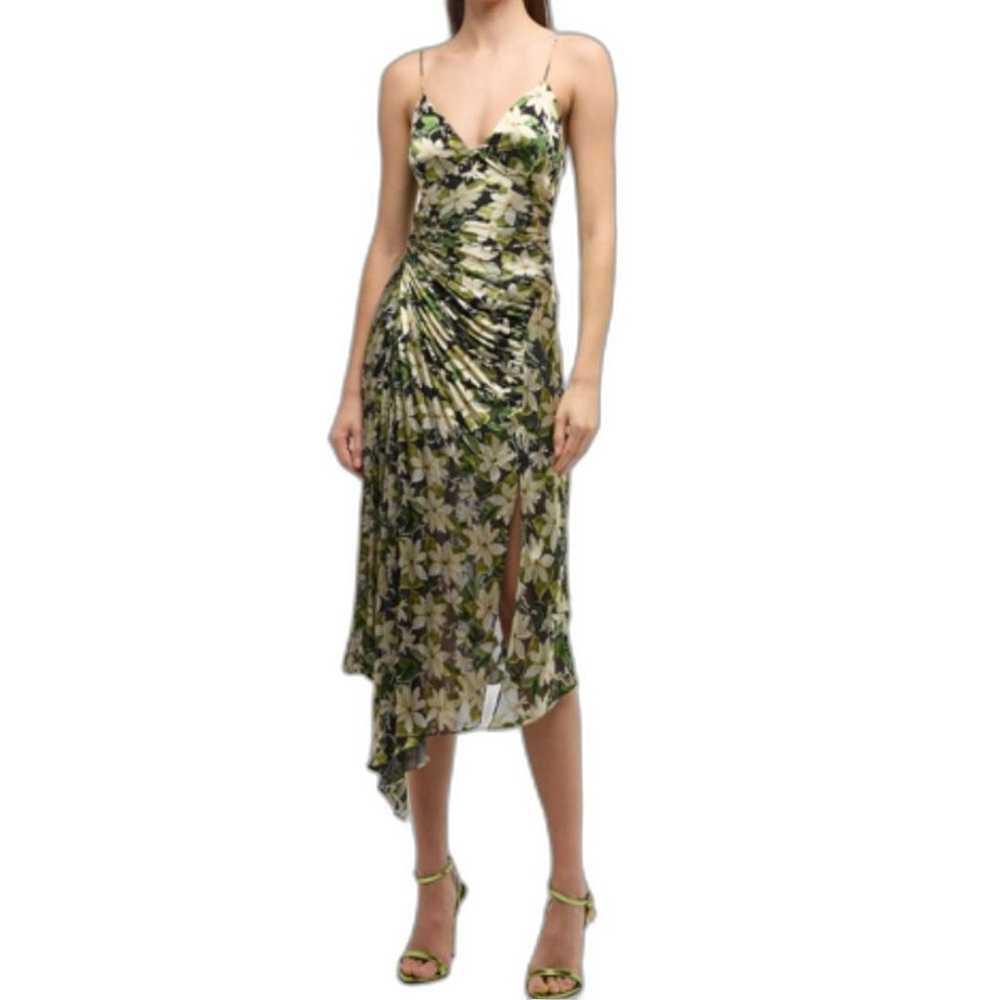 Alice And Olivia Floral Shawna Dress Size 4 Women… - image 1