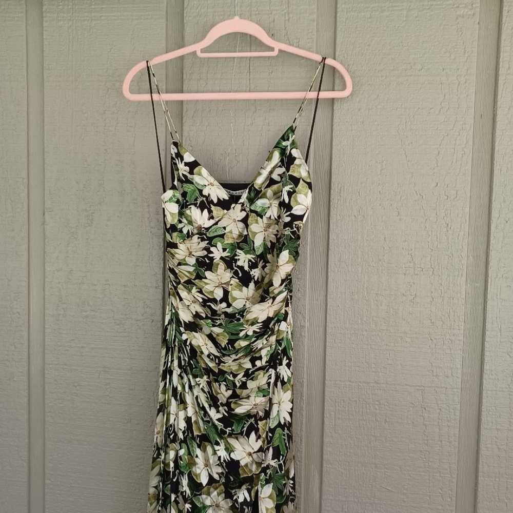 Alice And Olivia Floral Shawna Dress Size 4 Women… - image 3