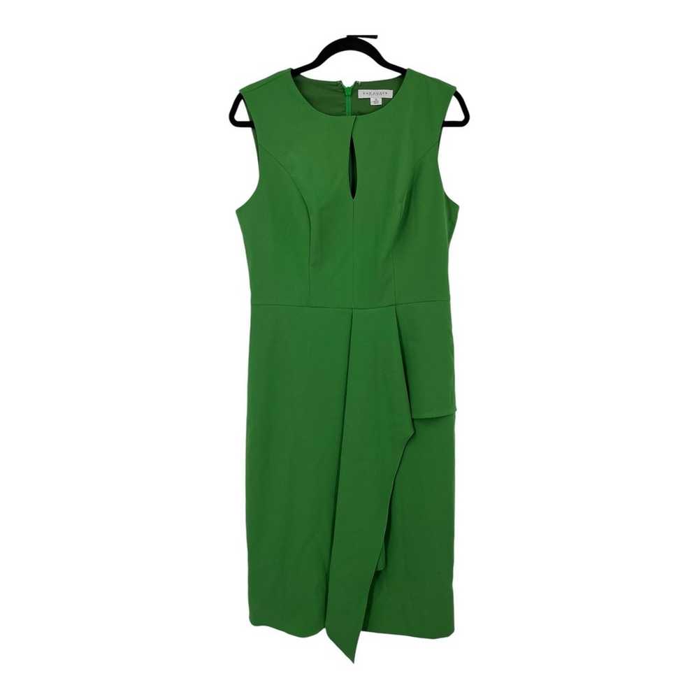 Kay Unger dress Kamala midi sleeveless green size… - image 1