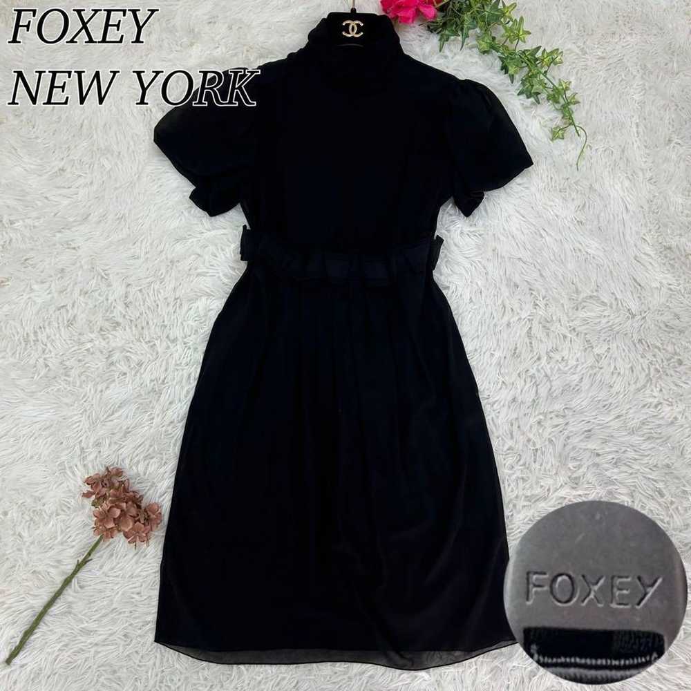 D502 Foxy New York Women's Knee-Length Dress Blac… - image 1