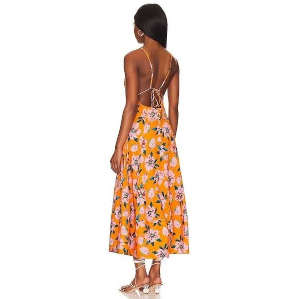 New Free People Finer Things Printed Midi Maxi Dr… - image 2