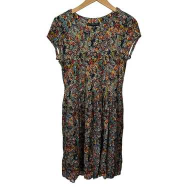 Peruvian Connection Millefiori Dress Floral Print… - image 1