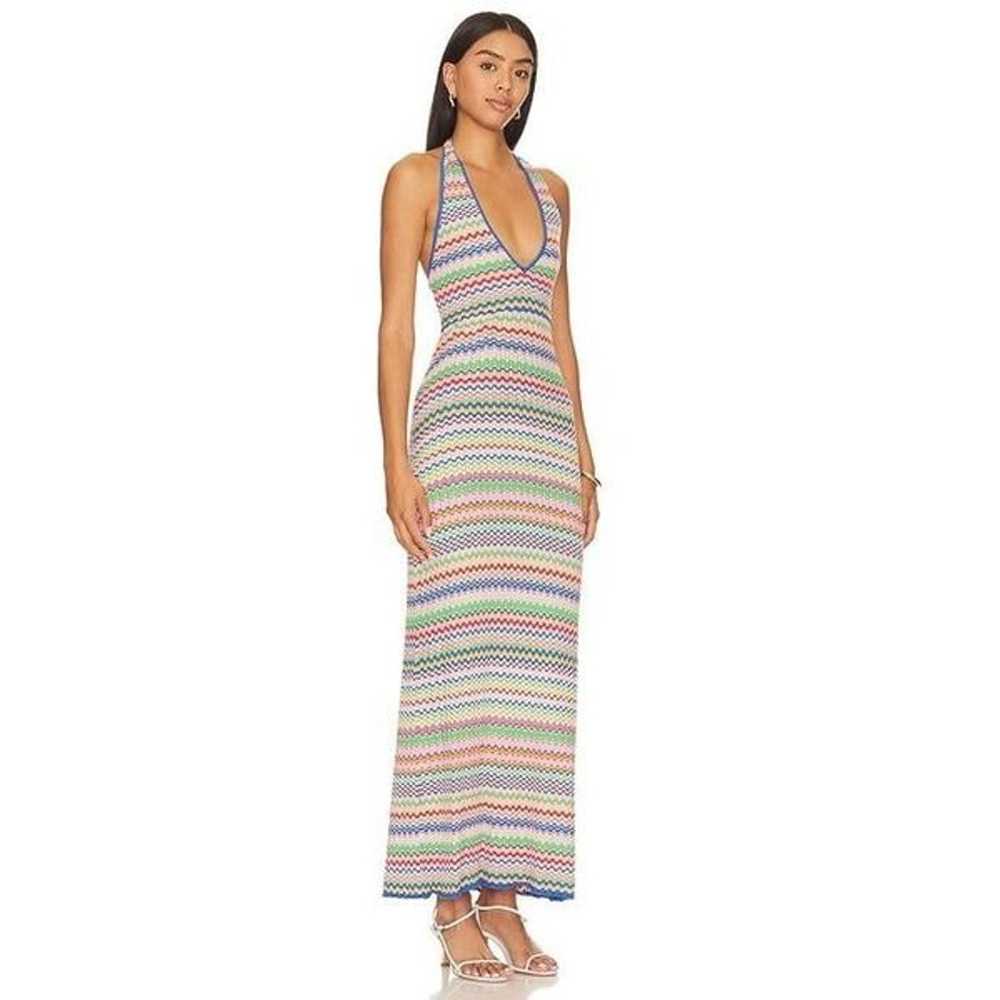 Show Me Your Mumu Kate Halter Dress in Summer Wav… - image 3