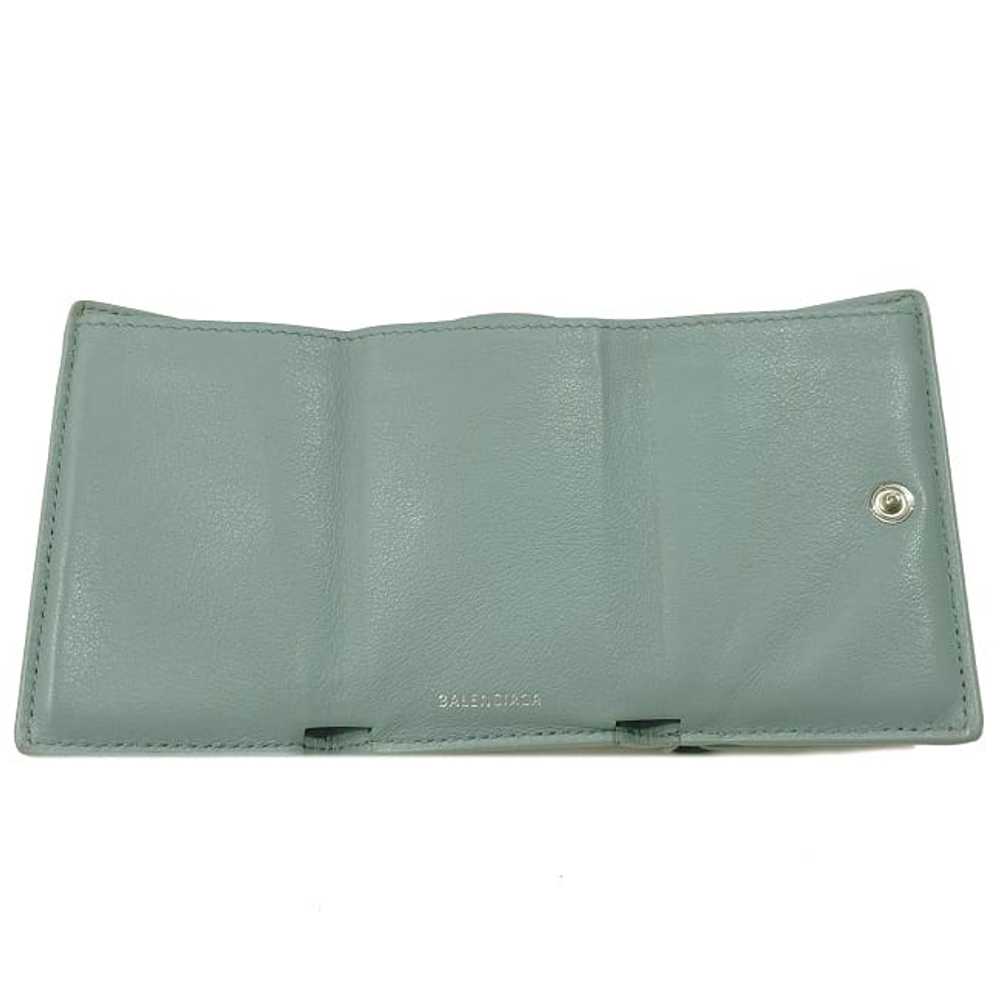 Balenciaga Trifold Wallet Paper Mini Gray Light B… - image 4