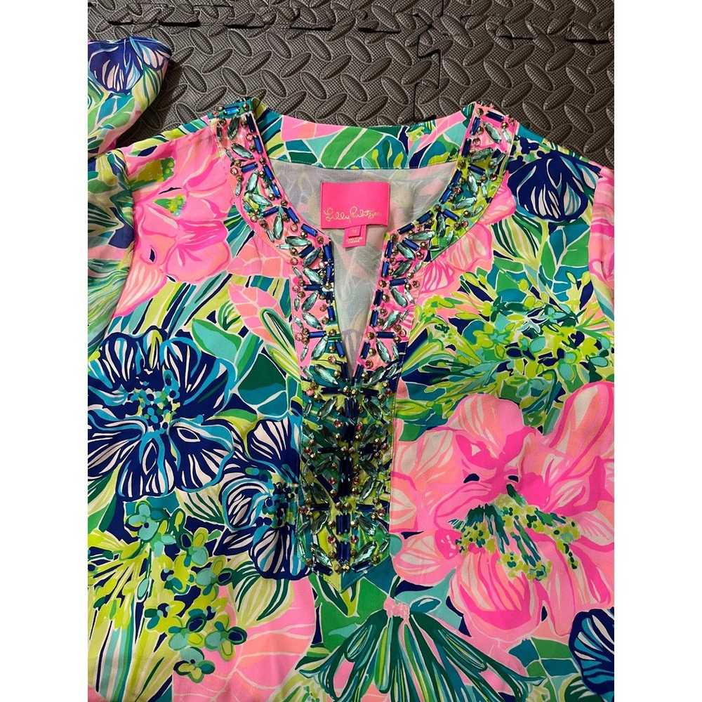 Lilly Pulitzer ELENORA SILK DRESS Womens Floral S… - image 5