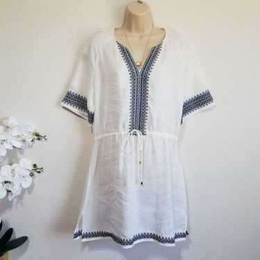 Tory Burch Linen Tunic Cover Up Dress - image 1