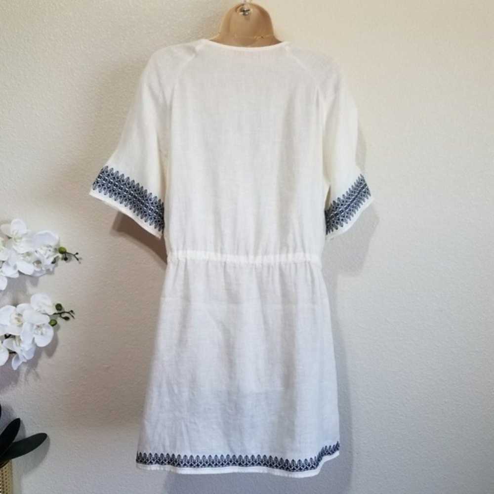 Tory Burch Linen Tunic Cover Up Dress - image 2