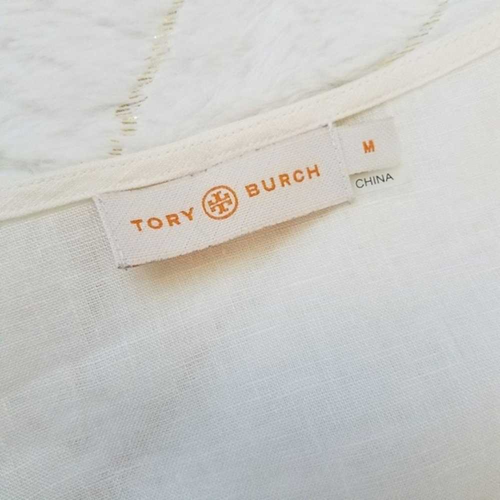 Tory Burch Linen Tunic Cover Up Dress - image 9