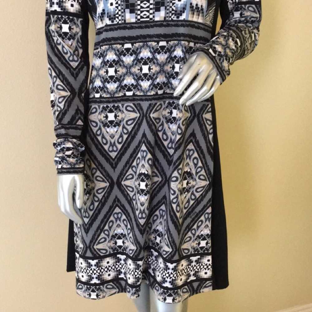 HALE BOB Matte Jersey Long Sleeve Dress medium - image 3