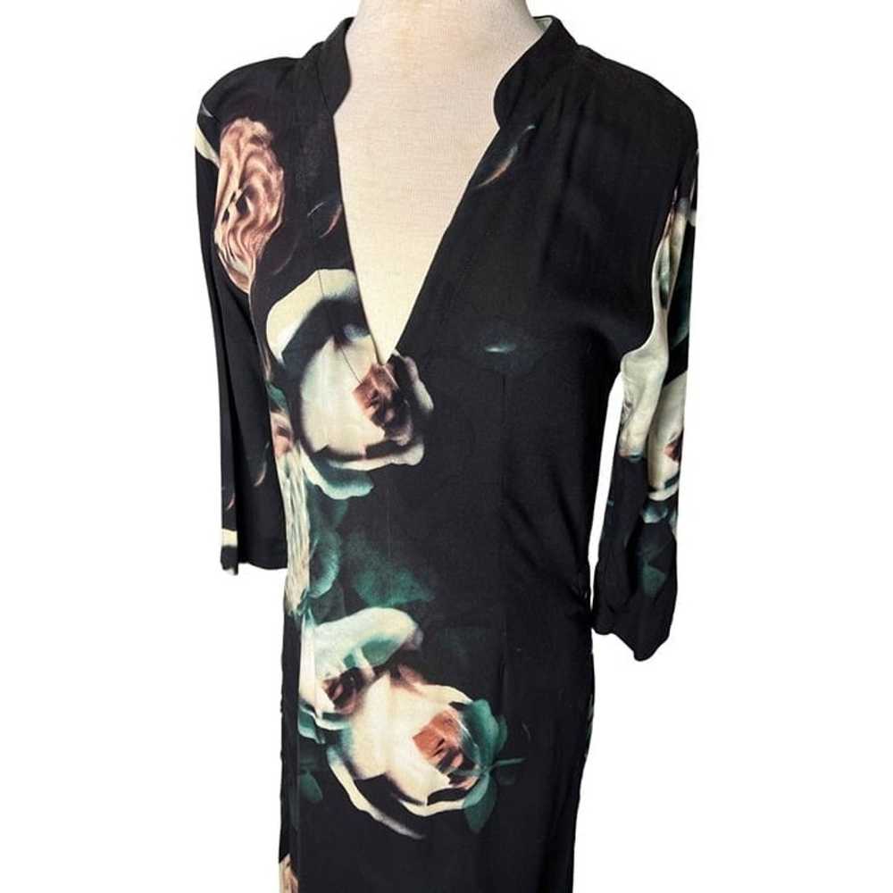 Stillwater women maxi dress sheath Floral sleeve … - image 2