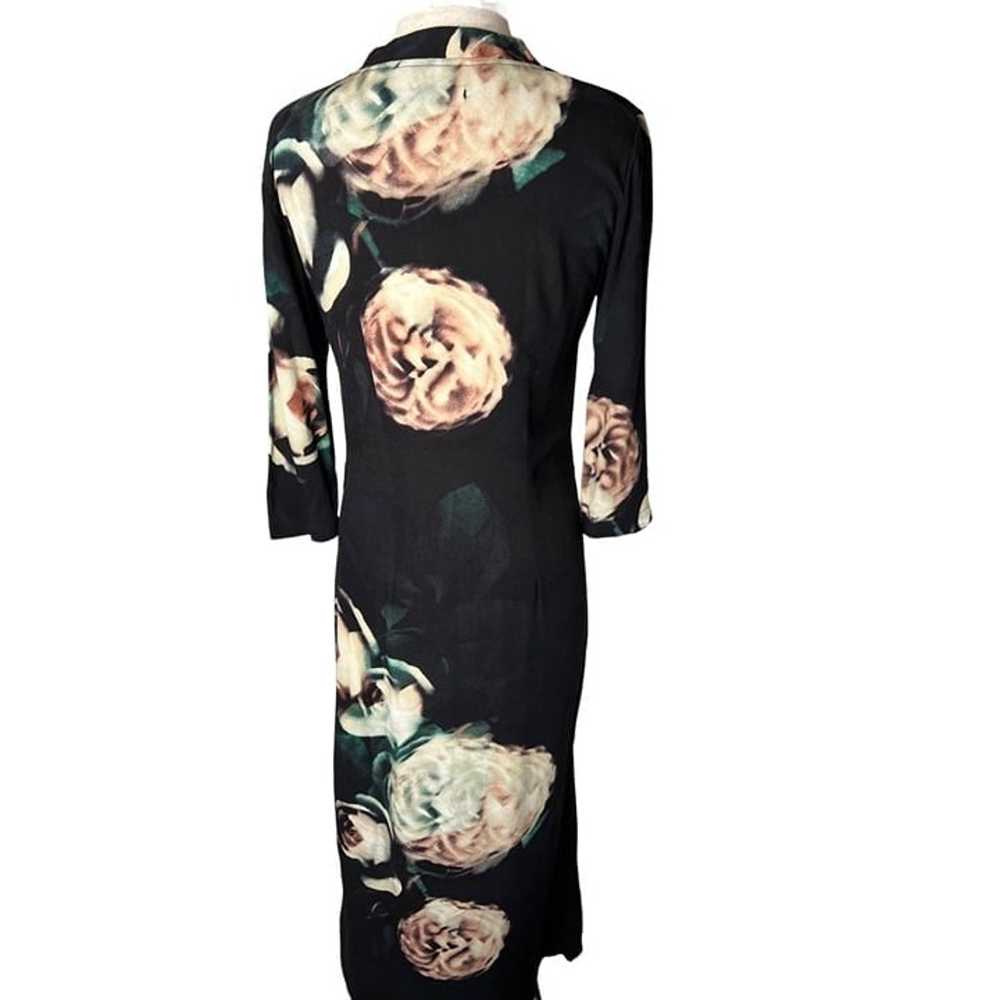 Stillwater women maxi dress sheath Floral sleeve … - image 7