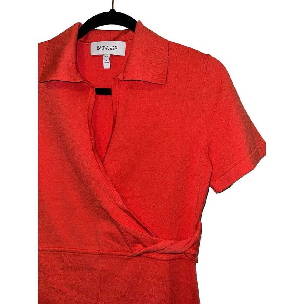 Derek Lam 10 Crosby Coral Raylen Twist Short Slee… - image 3