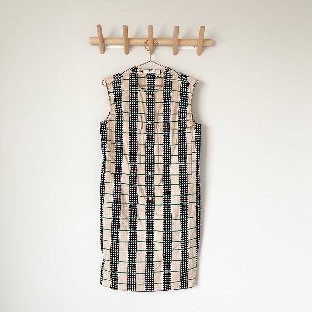 Marni Dot / Stripe Sleeveless Dress - image 5